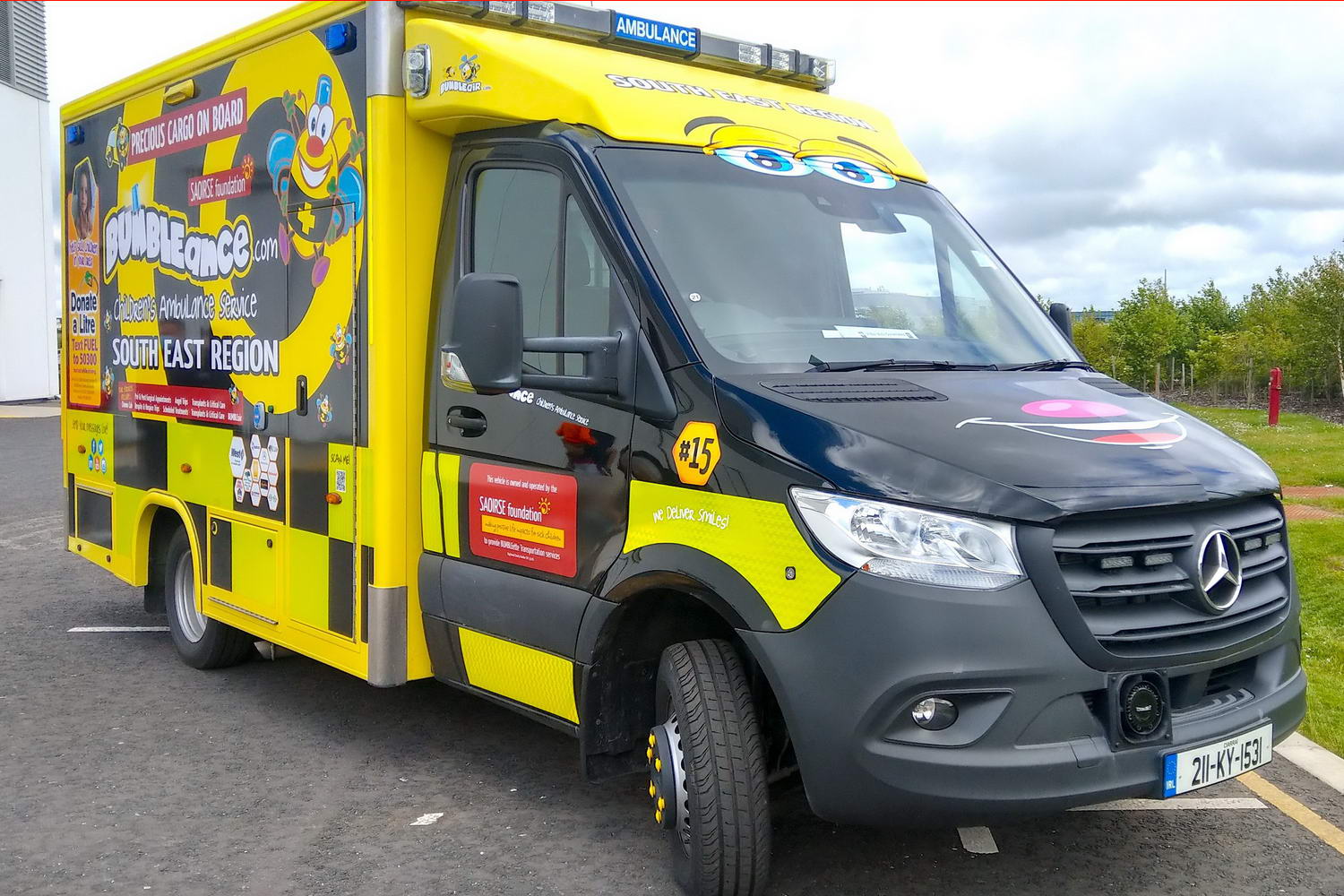 Van News | Expansion for ‘BUMBLEance’ children’s ambulance | CompleteVan.ie