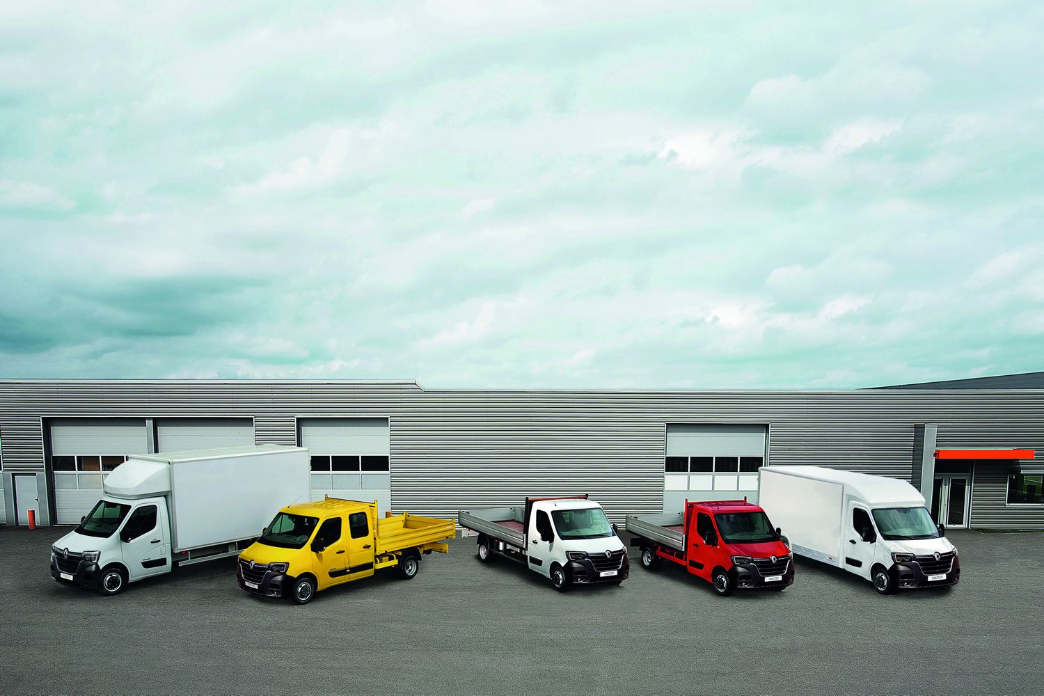 Range of Renault Master bodies.