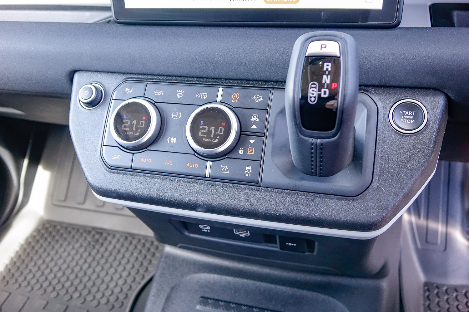 Land Rover Defender interior